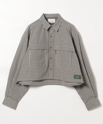 Foxfire × FREAK'S STORE／女裝 格紋口袋長袖襯衫（日本聯名限定）