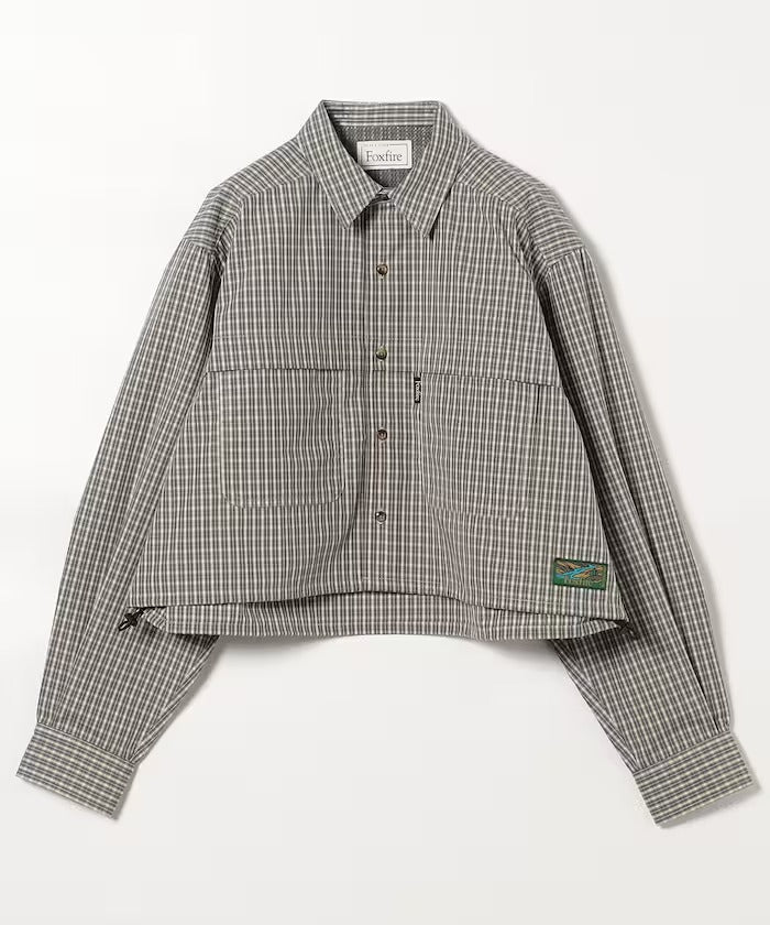 Foxfire × FREAK'S STORE／女裝 格紋口袋長袖襯衫（日本聯名限定）