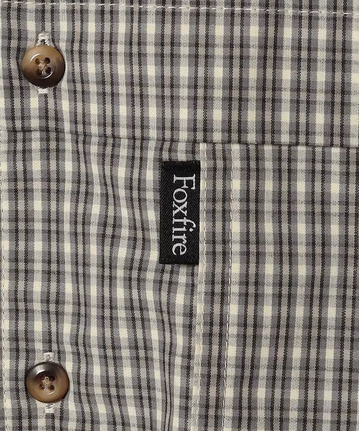 Foxfire × FREAK'S STORE／女裝 格紋口袋長袖襯衫（日本聯名限定）