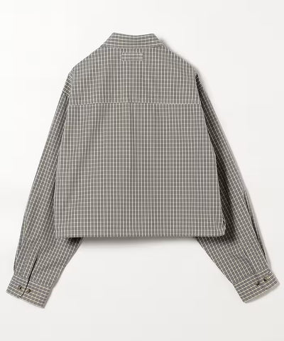 Foxfire × FREAK'S STORE／女裝 格紋口袋長袖襯衫（日本聯名限定）