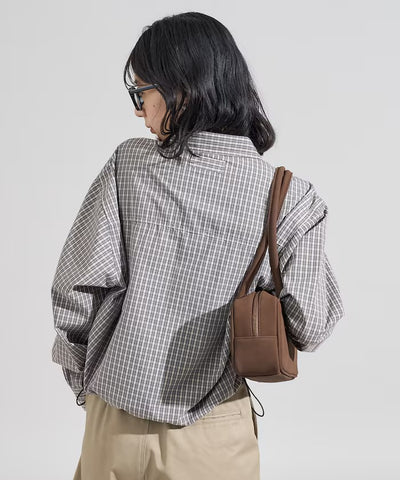 Foxfire × FREAK'S STORE／女裝 格紋口袋長袖襯衫（日本聯名限定）