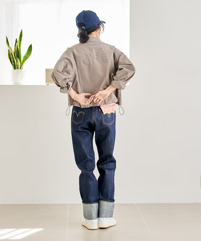Foxfire × FREAK'S STORE／女裝 格紋口袋長袖襯衫（日本聯名限定）