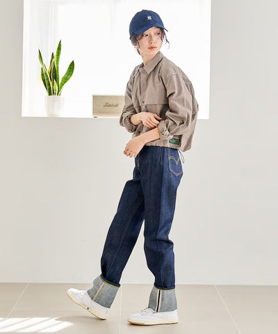 Foxfire × FREAK'S STORE／女裝 格紋口袋長袖襯衫（日本聯名限定）