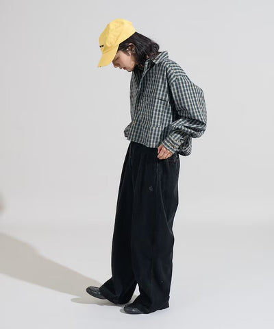 Foxfire × FREAK'S STORE／女裝 格紋口袋長袖襯衫（日本聯名限定）