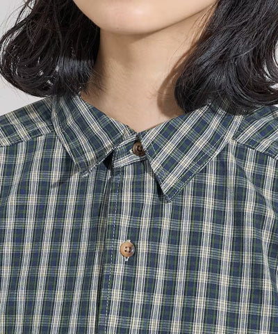 Foxfire × FREAK'S STORE／女裝 格紋口袋長袖襯衫（日本聯名限定）