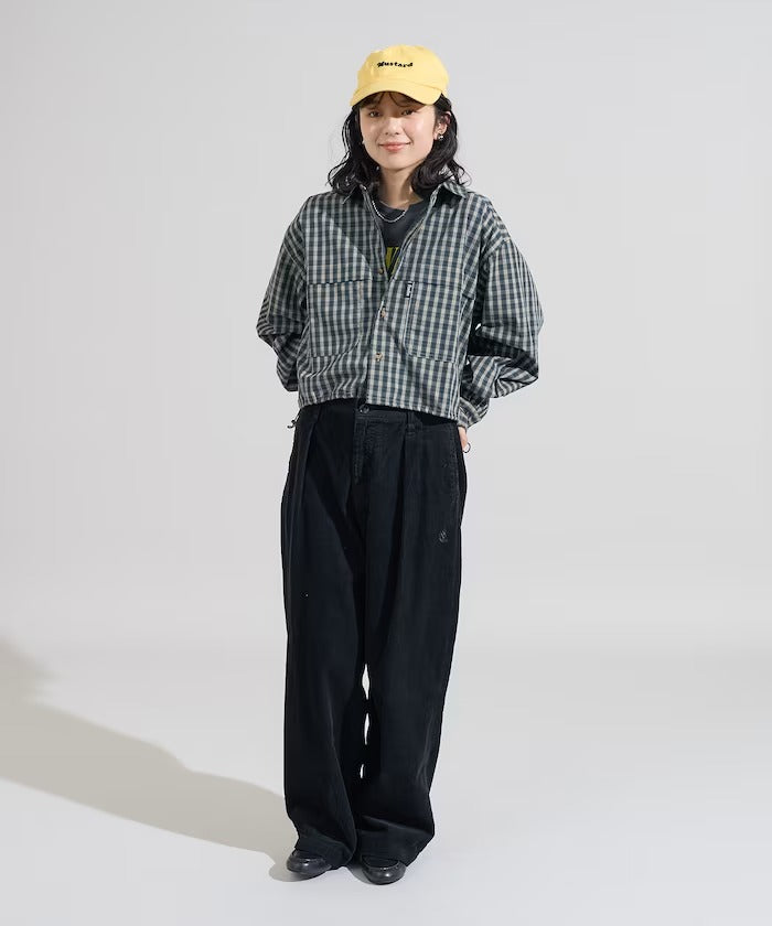 Foxfire × FREAK'S STORE／女裝 格紋口袋長袖襯衫（日本聯名限定）