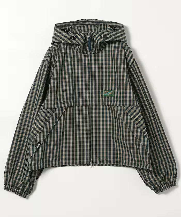 Foxfire × FREAK'S STORE／女裝 格紋連帽拉鍊薄外套（日本聯名限定）