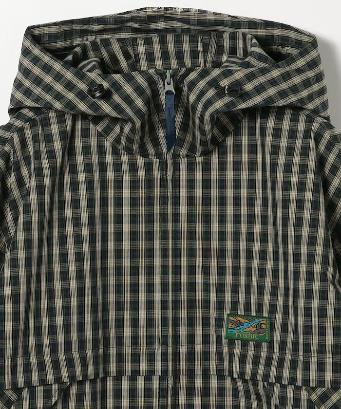 Foxfire × FREAK'S STORE／女裝 格紋連帽拉鍊薄外套（日本聯名限定）