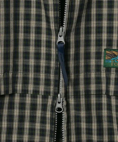 Foxfire × FREAK'S STORE／女裝 格紋連帽拉鍊薄外套（日本聯名限定）