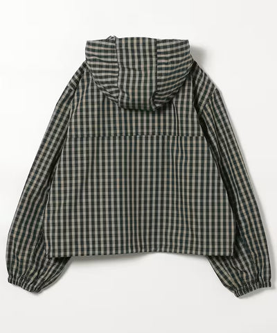 Foxfire × FREAK'S STORE／女裝 格紋連帽拉鍊薄外套（日本聯名限定）