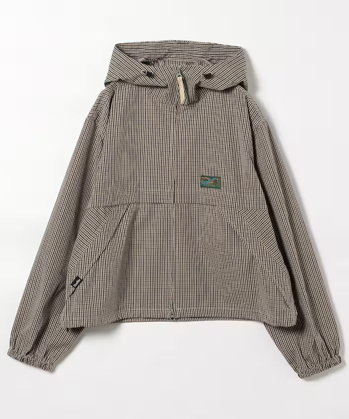 Foxfire × FREAK'S STORE／女裝 格紋連帽拉鍊薄外套（日本聯名限定）