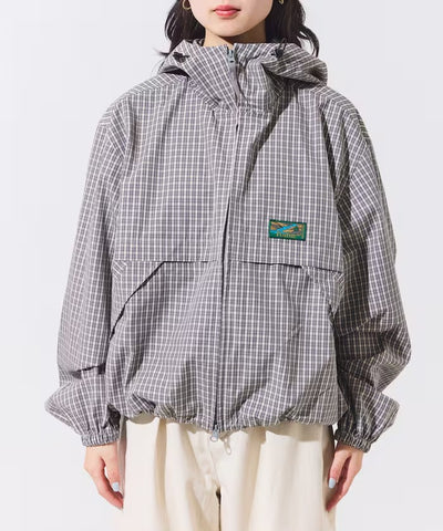 Foxfire × FREAK'S STORE／女裝 格紋連帽拉鍊薄外套（日本聯名限定）