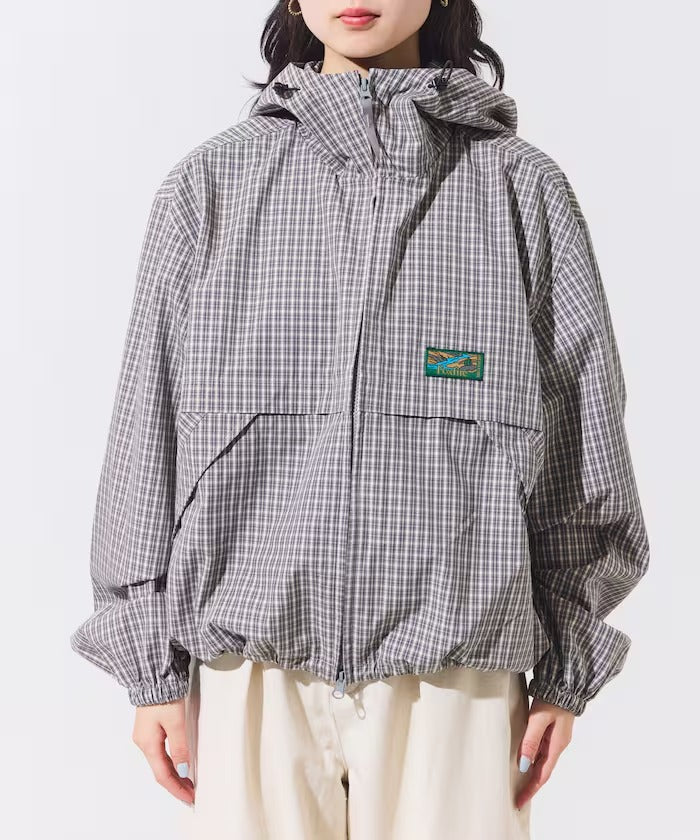 Foxfire × FREAK'S STORE／女裝 格紋連帽拉鍊薄外套（日本聯名限定）