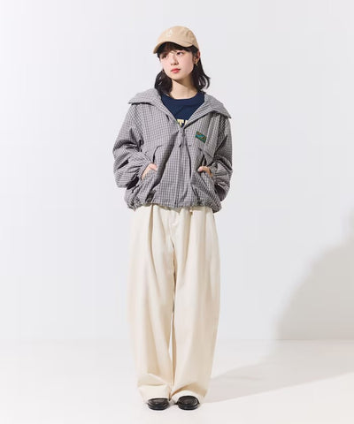 Foxfire × FREAK'S STORE／女裝 格紋連帽拉鍊薄外套（日本聯名限定）