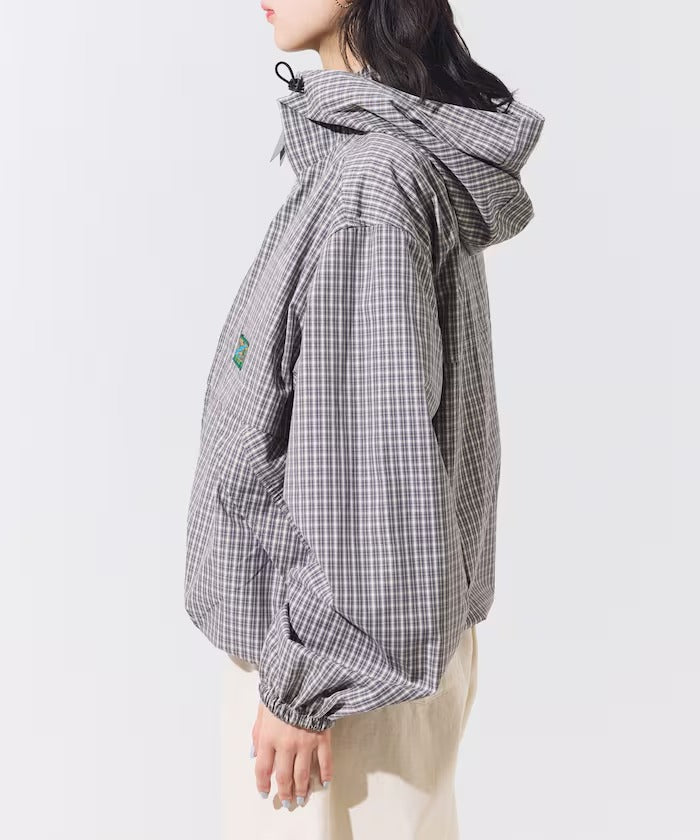 Foxfire × FREAK'S STORE／女裝 格紋連帽拉鍊薄外套（日本聯名限定）