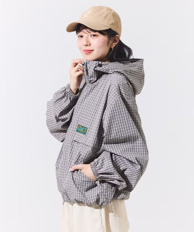 Foxfire × FREAK'S STORE／女裝 格紋連帽拉鍊薄外套（日本聯名限定）