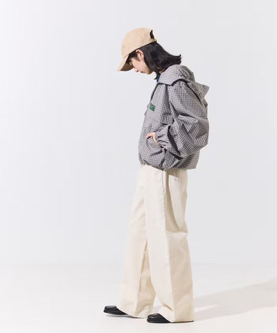 Foxfire × FREAK'S STORE／女裝 格紋連帽拉鍊薄外套（日本聯名限定）
