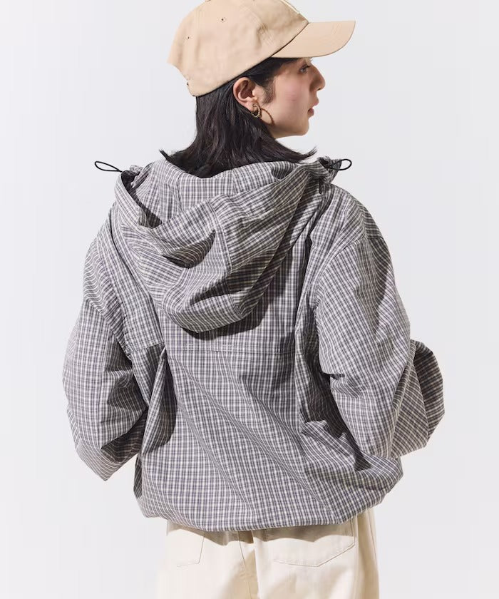 Foxfire × FREAK'S STORE／女裝 格紋連帽拉鍊薄外套（日本聯名限定）