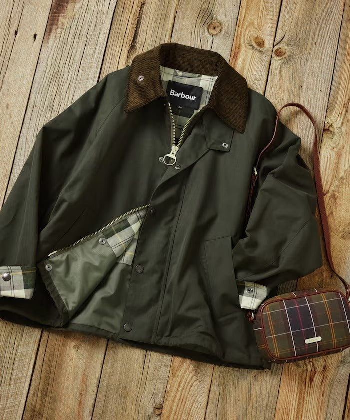 Barbour × FREAK'S STORE／女裝 TRANSPORT 短版教練外套（日本聯名限定）