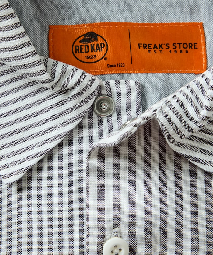 RED KAP × FREAK’S STORE / 別注短版牛津紡長袖工作襯衫