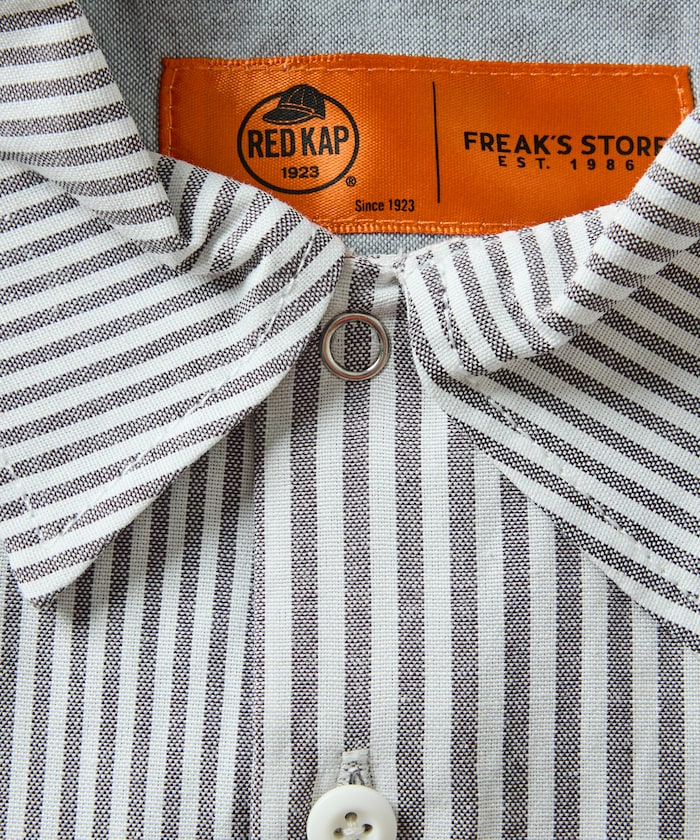 RED KAP × FREAK’S STORE / 別注短版牛津紡長袖工作襯衫