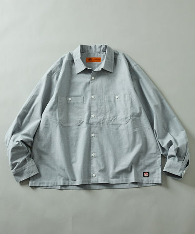RED KAP × FREAK’S STORE / 別注短版牛津紡長袖工作襯衫