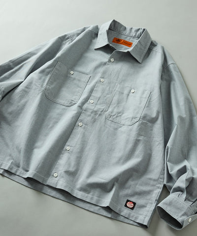 RED KAP × FREAK’S STORE / 別注短版牛津紡長袖工作襯衫