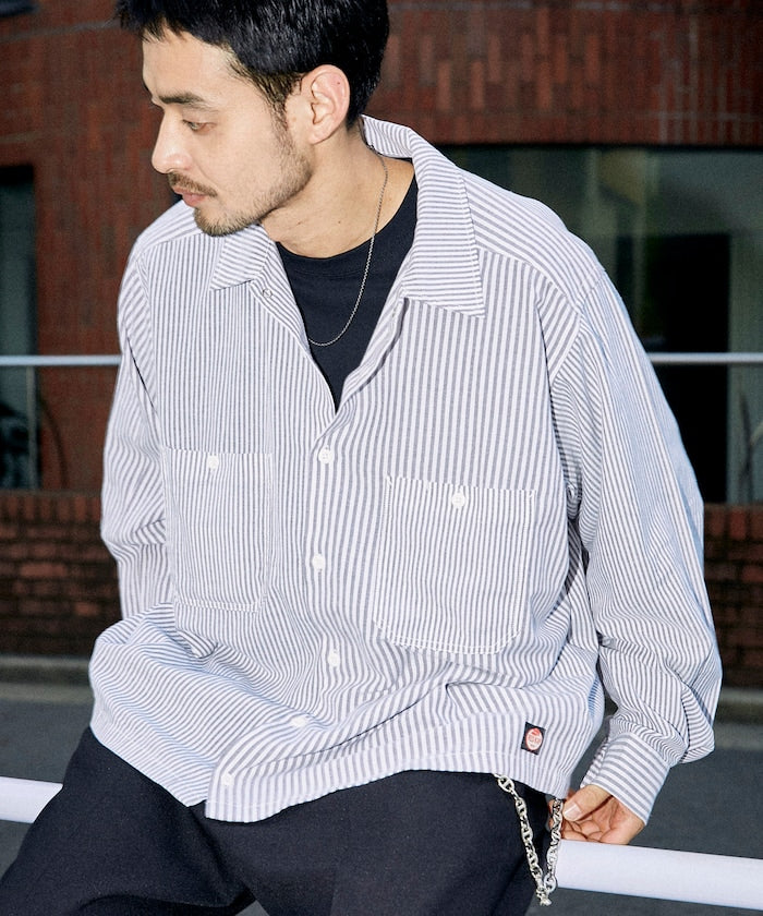 RED KAP × FREAK’S STORE / 別注短版牛津紡長袖工作襯衫