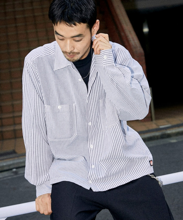 RED KAP × FREAK’S STORE / 別注短版牛津紡長袖工作襯衫