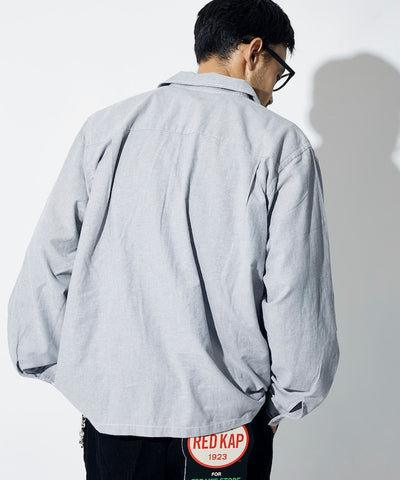RED KAP × FREAK’S STORE / 別注短版牛津紡長袖工作襯衫