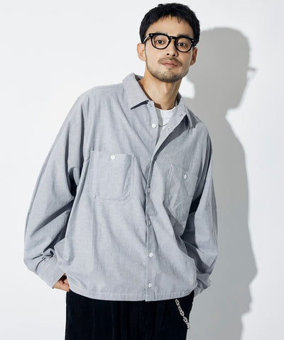 RED KAP × FREAK’S STORE / 別注短版牛津紡長袖工作襯衫