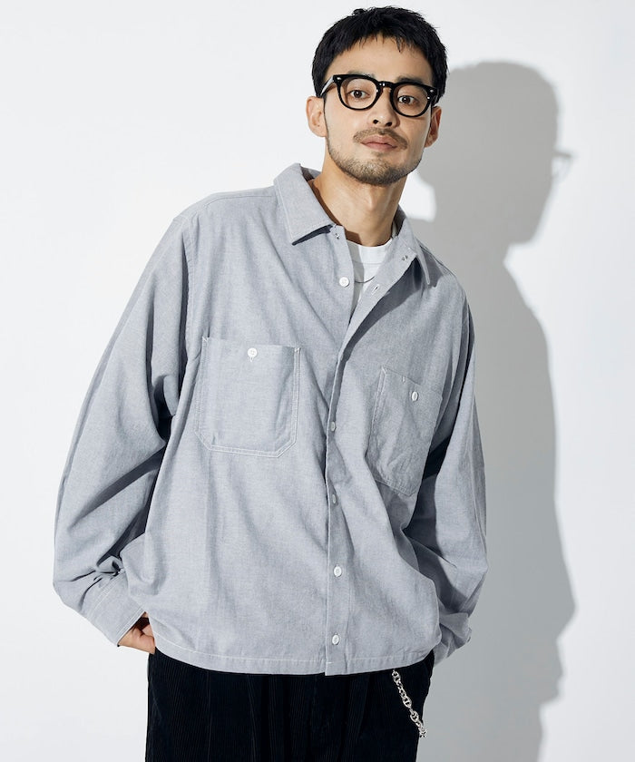 RED KAP × FREAK’S STORE / 別注短版牛津紡長袖工作襯衫