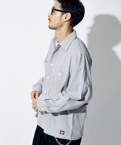 RED KAP × FREAK’S STORE / 別注短版牛津紡長袖工作襯衫