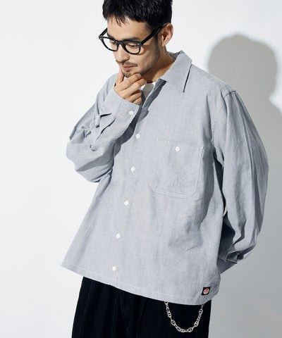 RED KAP × FREAK’S STORE / 別注短版牛津紡長袖工作襯衫