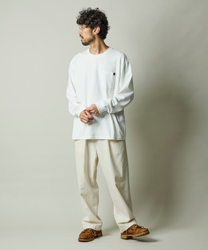 RED KAP × FREAK’S STORE / 別注圓領長袖口袋長袖T恤（兩件組）