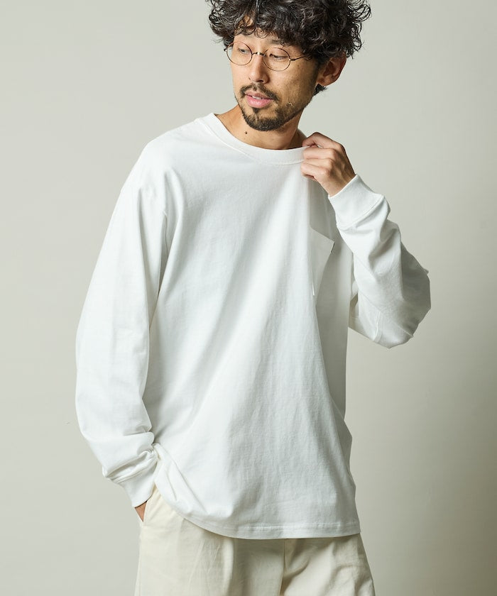 RED KAP × FREAK’S STORE / 別注圓領長袖口袋長袖T恤（兩件組）
