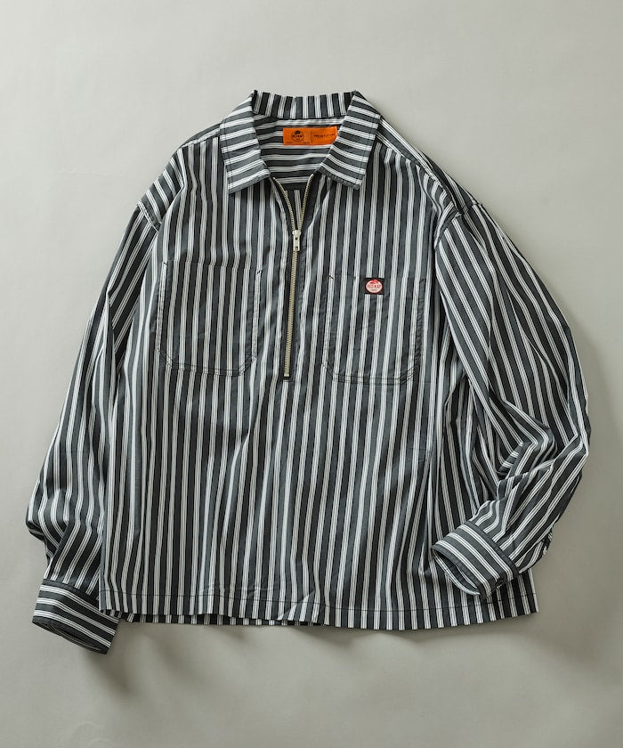 RED KAP × FREAK'S STORE / 別注雙口袋半拉鍊套頭長袖襯衫