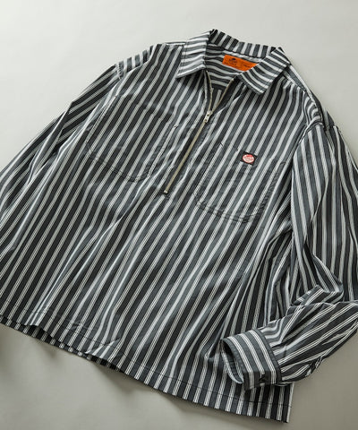 RED KAP × FREAK'S STORE / 別注雙口袋半拉鍊套頭長袖襯衫