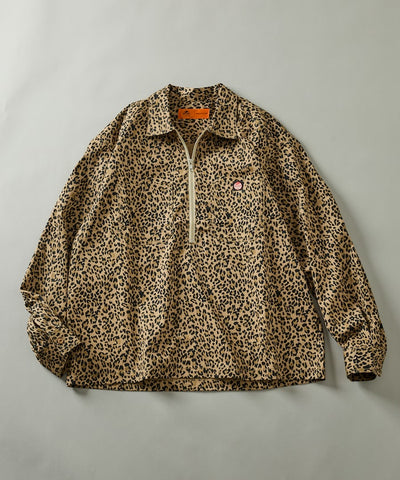 RED KAP × FREAK'S STORE / 別注雙口袋半拉鍊套頭長袖襯衫