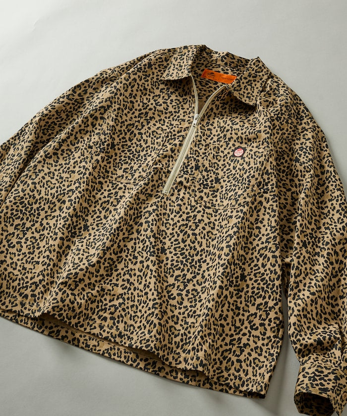 RED KAP × FREAK'S STORE / 別注雙口袋半拉鍊套頭長袖襯衫