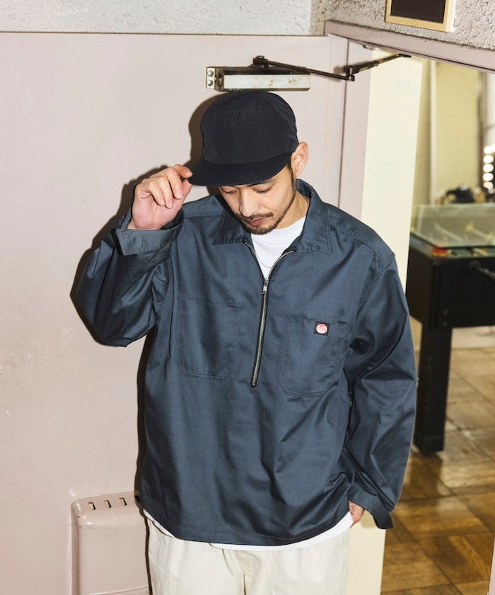RED KAP × FREAK'S STORE / 別注雙口袋半拉鍊套頭長袖襯衫