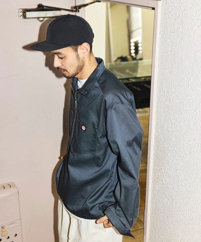RED KAP × FREAK'S STORE / 別注雙口袋半拉鍊套頭長袖襯衫