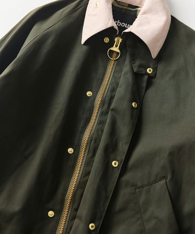 Barbour × Firsthand／女裝 TRANSPORT 加長版立領外套（日本聯名限定）