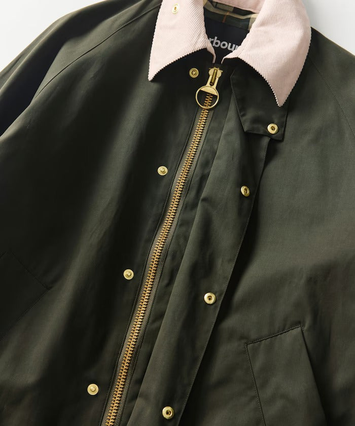 Barbour × Firsthand／女裝 TRANSPORT 加長版立領外套（日本聯名限定）