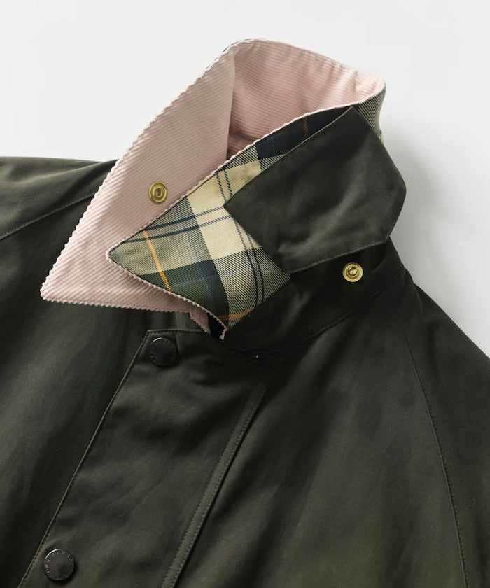 Barbour × Firsthand／女裝 TRANSPORT 加長版立領外套（日本聯名限定）