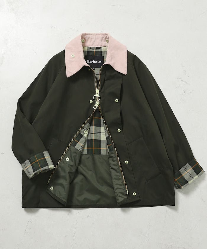 Barbour × Firsthand／女裝 TRANSPORT 加長版立領外套（日本聯名限定）