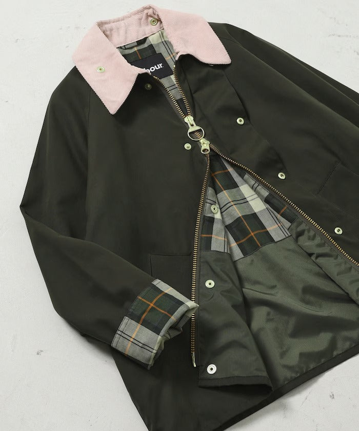 Barbour × Firsthand／女裝 TRANSPORT 加長版立領外套（日本聯名限定）