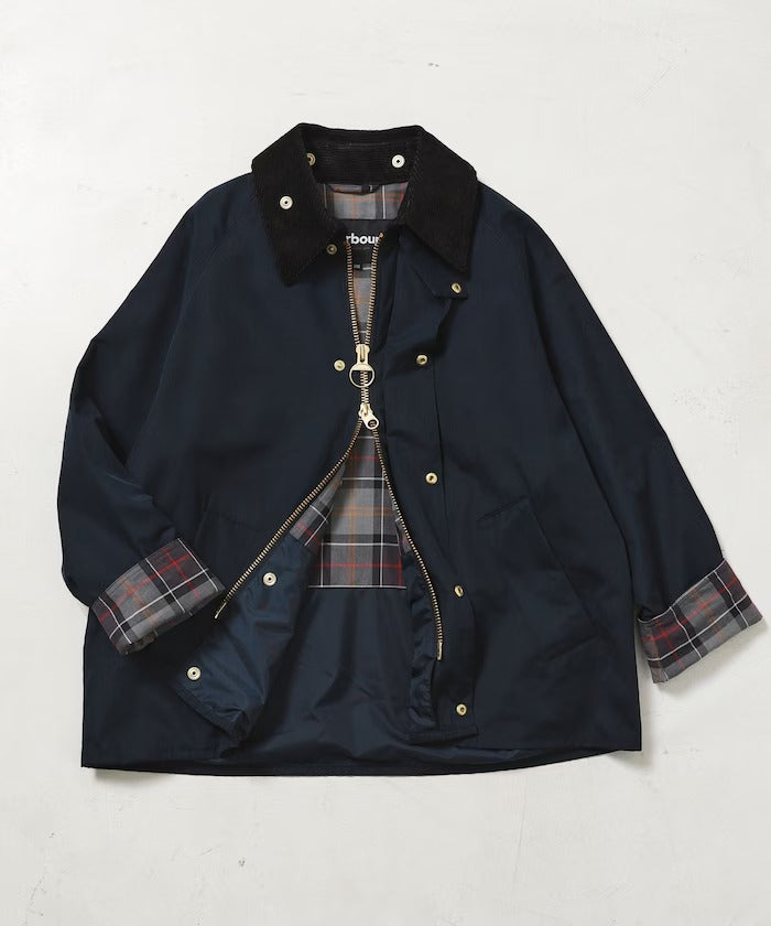 Barbour × Firsthand／女裝 TRANSPORT 加長版立領外套（日本聯名限定）