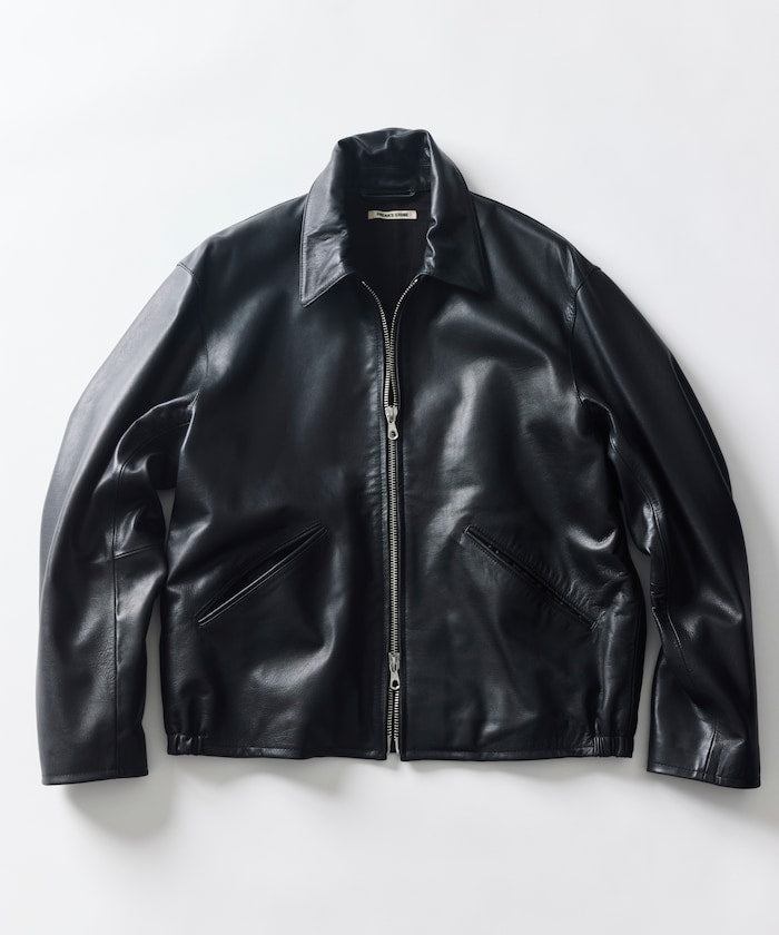 FREAK'S STORE / 小牛皮素面單排釦騎士皮衣（26FW）