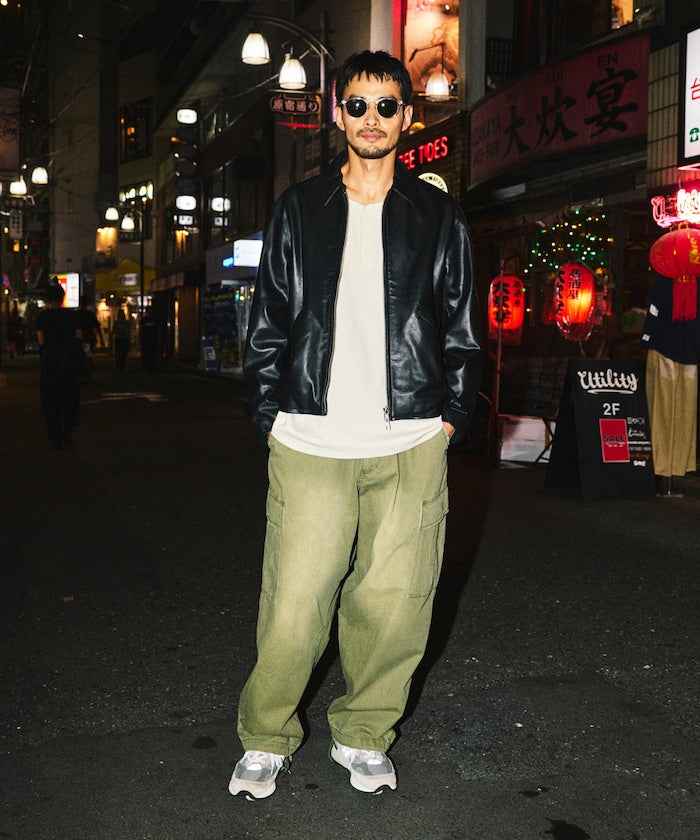 FREAK'S STORE / 小牛皮素面單排釦騎士皮衣（26FW）